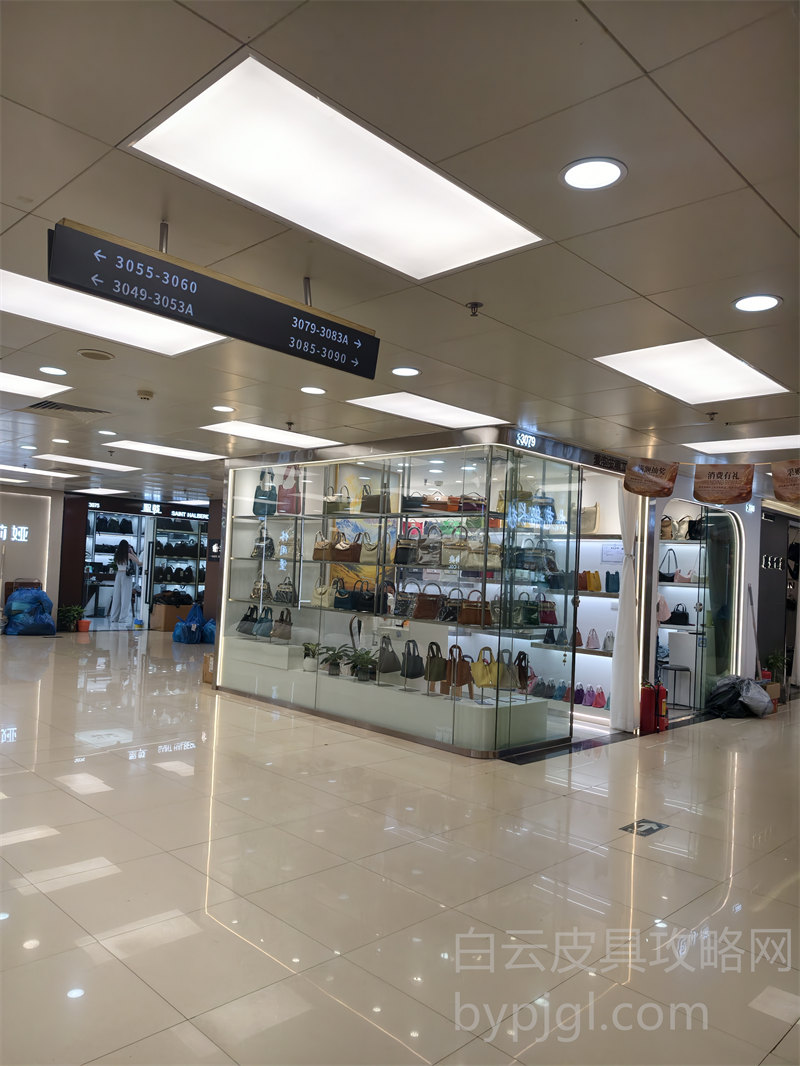 白云皮具城整栋建筑外立面实拍