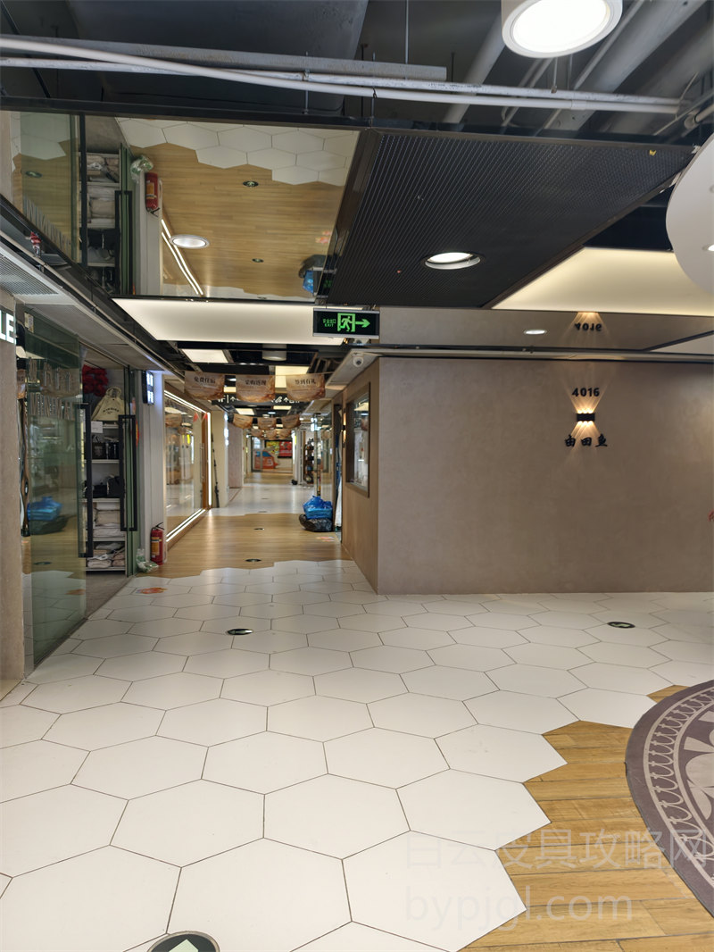 白云皮具城多层商铺远景实拍