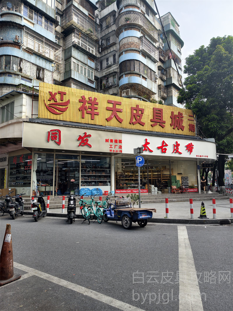 白云皮具城橱窗新款包包实拍
